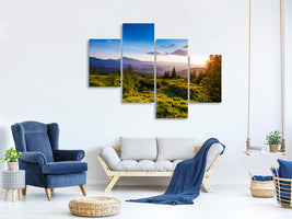 modern-4-piece-canvas-print-peaceful-landscape