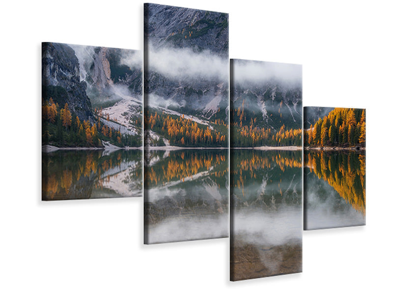 modern-4-piece-canvas-print-perfect-reflection