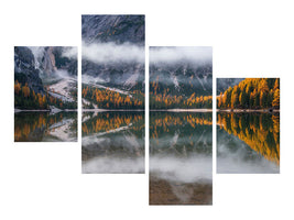 modern-4-piece-canvas-print-perfect-reflection