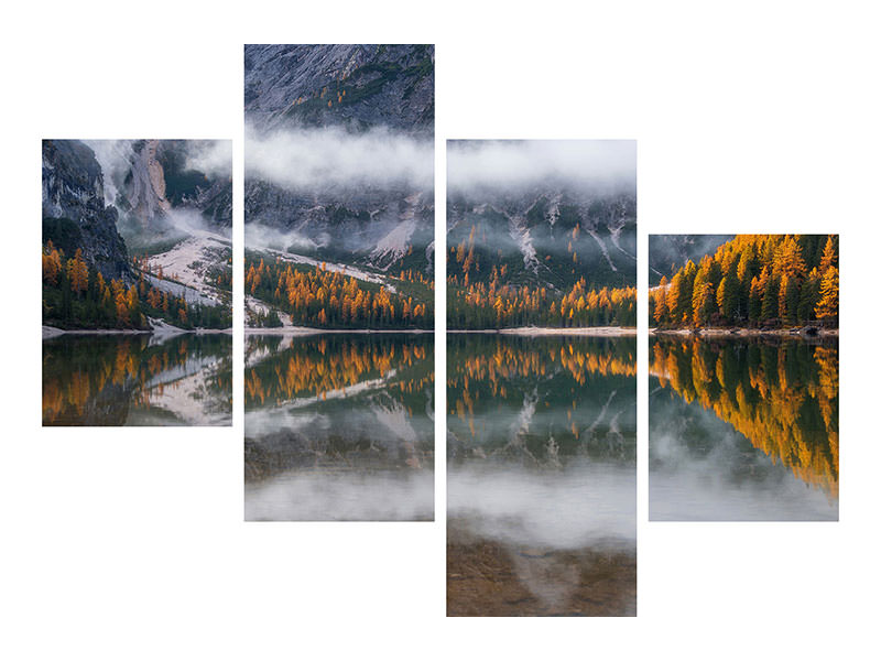 modern-4-piece-canvas-print-perfect-reflection