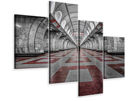 modern-4-piece-canvas-print-prague-metro