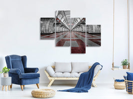 modern-4-piece-canvas-print-prague-metro