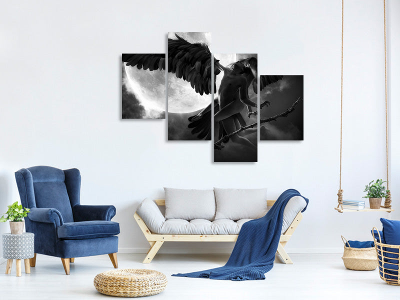 modern-4-piece-canvas-print-raven-dance