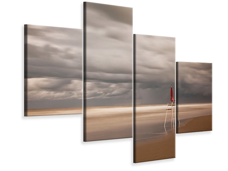 modern-4-piece-canvas-print-red