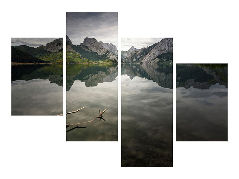 modern-4-piece-canvas-print-reflection-v