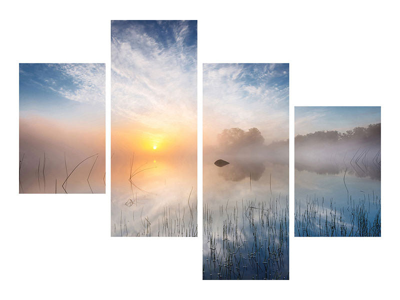 modern-4-piece-canvas-print-reflection