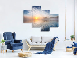 modern-4-piece-canvas-print-reflection