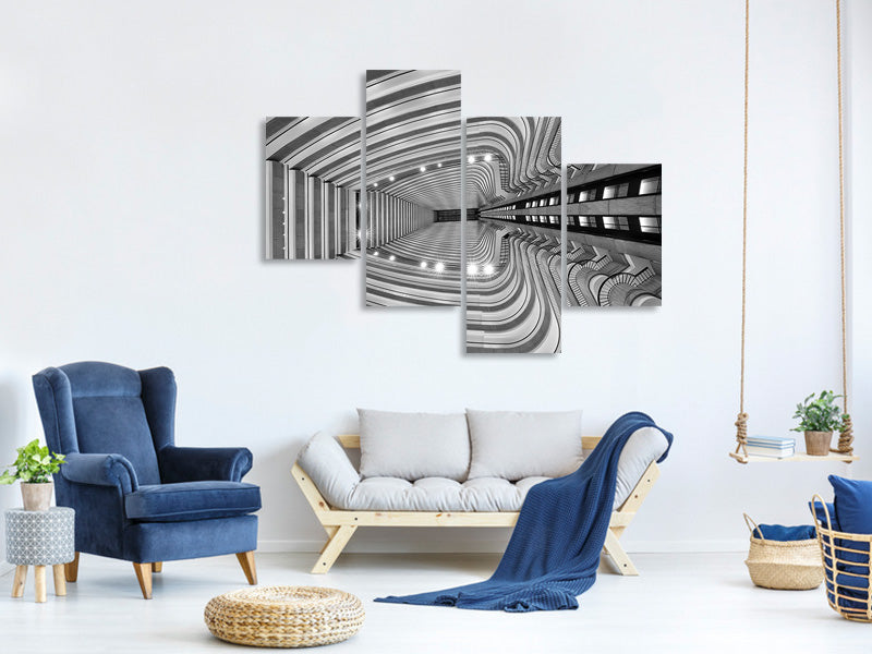 modern-4-piece-canvas-print-rib-cage