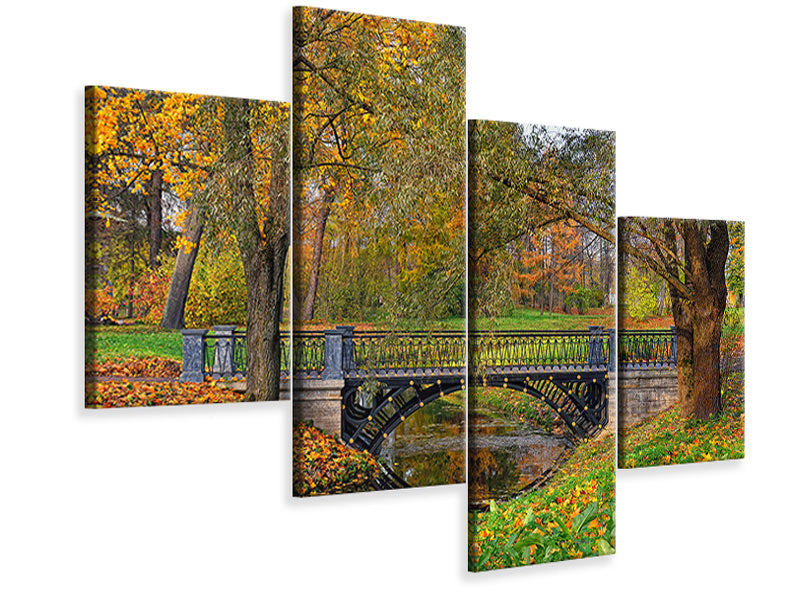 modern-4-piece-canvas-print-romantic-park