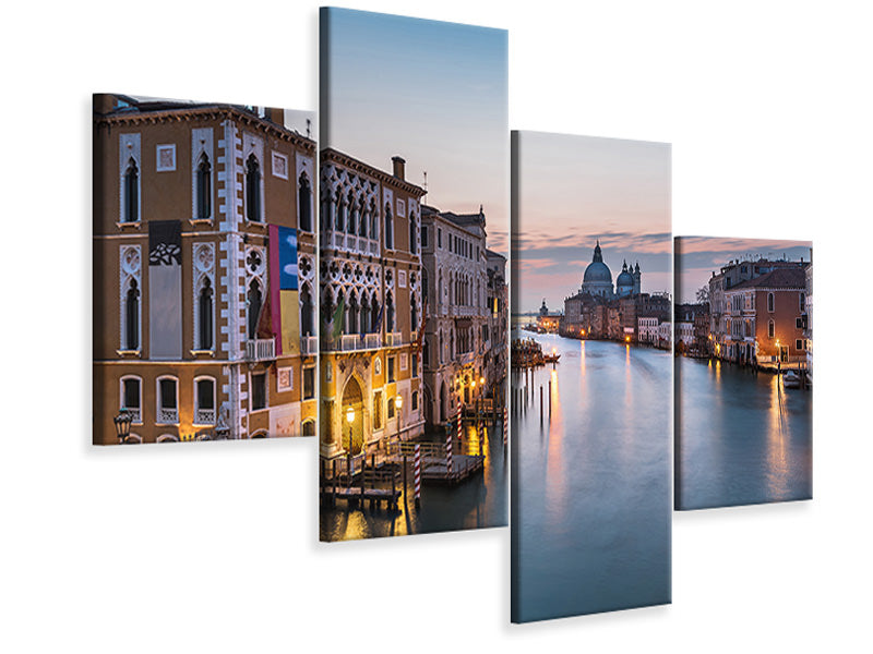 modern-4-piece-canvas-print-romantic-venice