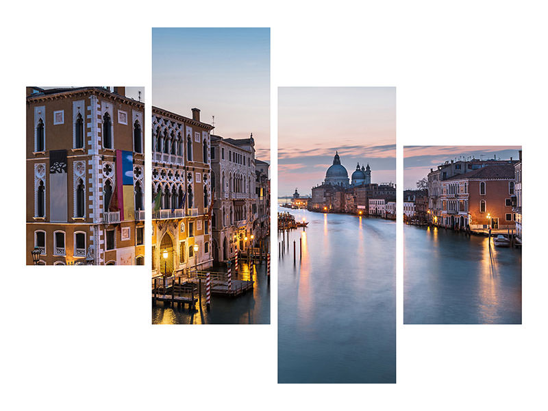 modern-4-piece-canvas-print-romantic-venice