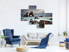 modern-4-piece-canvas-print-sea-arch-at-crohy-head