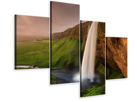 modern-4-piece-canvas-print-seljalandsfoss