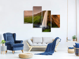 modern-4-piece-canvas-print-seljalandsfoss