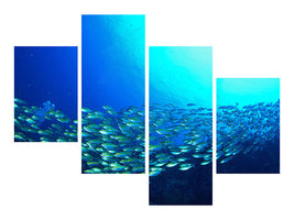 modern-4-piece-canvas-print-shoal-of-fish