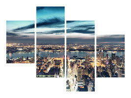modern-4-piece-canvas-print-skyline-manhattan-city-lights