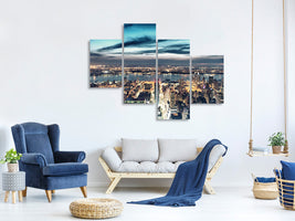 modern-4-piece-canvas-print-skyline-manhattan-city-lights