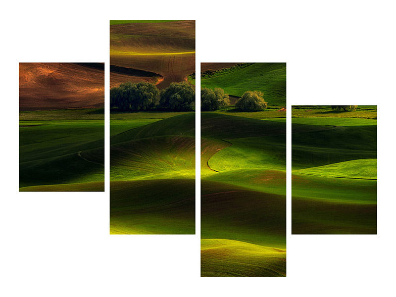 modern-4-piece-canvas-print-spring-in-the-palouse