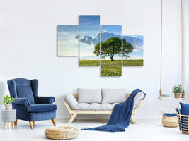 modern-4-piece-canvas-print-spring-tree