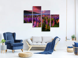 modern-4-piece-canvas-print-springtime-rush