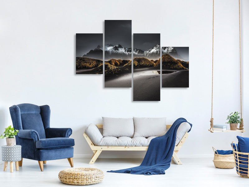 modern-4-piece-canvas-print-stokksnes-iceland