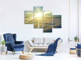 modern-4-piece-canvas-print-sunrise-above-the-clouds