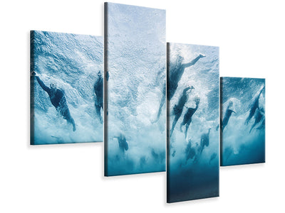 modern-4-piece-canvas-print-swim