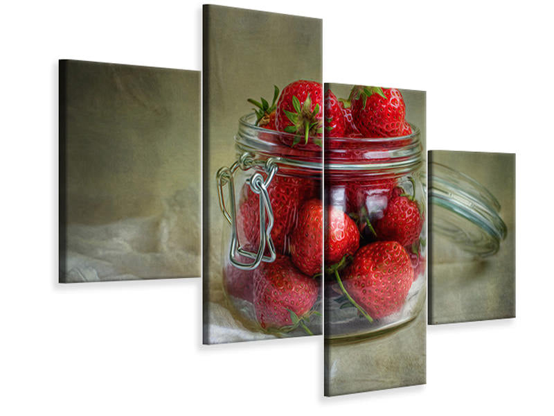 modern-4-piece-canvas-print-tastes-of-summer