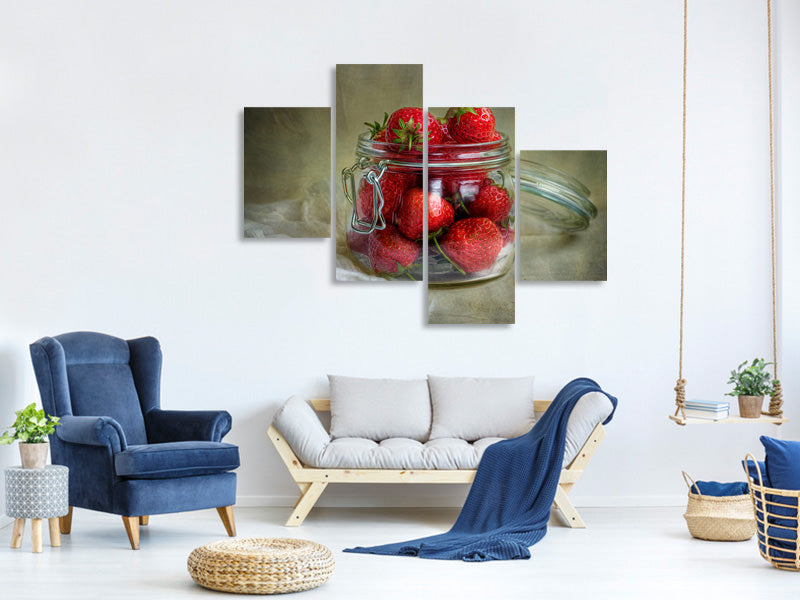 modern-4-piece-canvas-print-tastes-of-summer