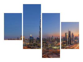 modern-4-piece-canvas-print-the-amazing-burj-khalifah