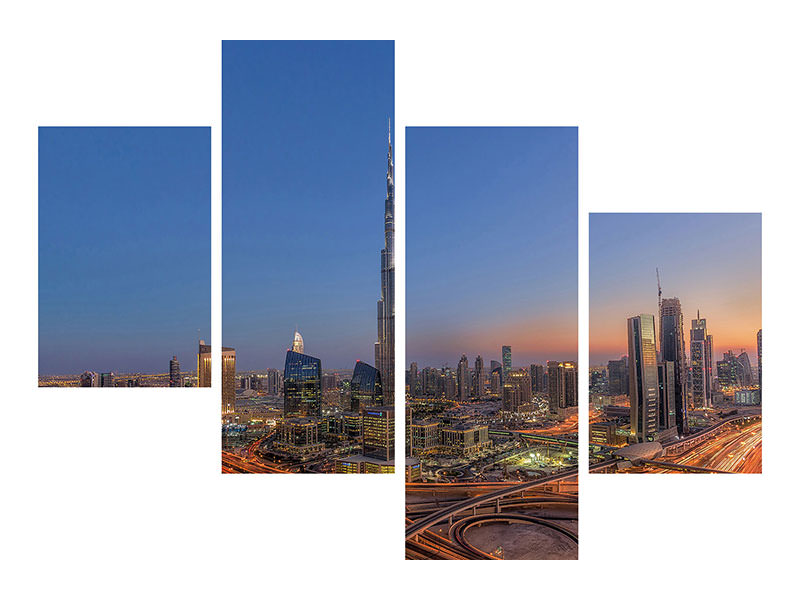 modern-4-piece-canvas-print-the-amazing-burj-khalifah