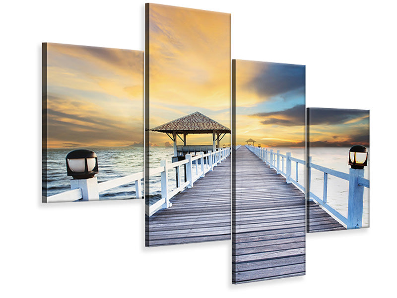 modern-4-piece-canvas-print-the-bridge-into-the-sea