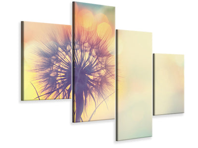 modern-4-piece-canvas-print-the-dandelion-in-the-light