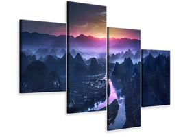 modern-4-piece-canvas-print-the-earth-awakening