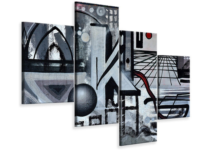 modern-4-piece-canvas-print-the-graffiti-art