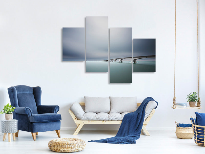 modern-4-piece-canvas-print-the-infinite-bridge