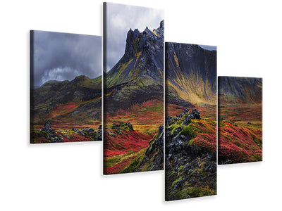 modern-4-piece-canvas-print-the-lady-of-snaefellsnes