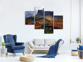 modern-4-piece-canvas-print-the-lady-of-snaefellsnes