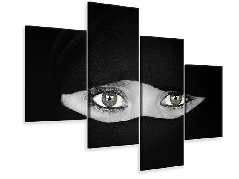 modern-4-piece-canvas-print-the-language-of-the-eyes