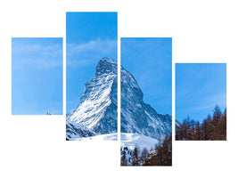 modern-4-piece-canvas-print-the-majestic-matterhorn