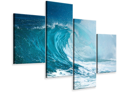 modern-4-piece-canvas-print-the-perfect-wave