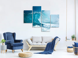modern-4-piece-canvas-print-the-perfect-wave
