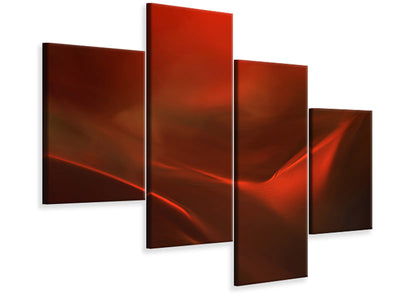 modern-4-piece-canvas-print-the-red-valley