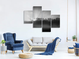 modern-4-piece-canvas-print-the-sun-in-the-fog