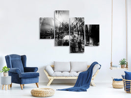 modern-4-piece-canvas-print-the-tourists