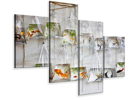 modern-4-piece-canvas-print-the-wall-of-fish