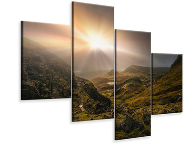 modern-4-piece-canvas-print-trotternish-ridge-light-iii