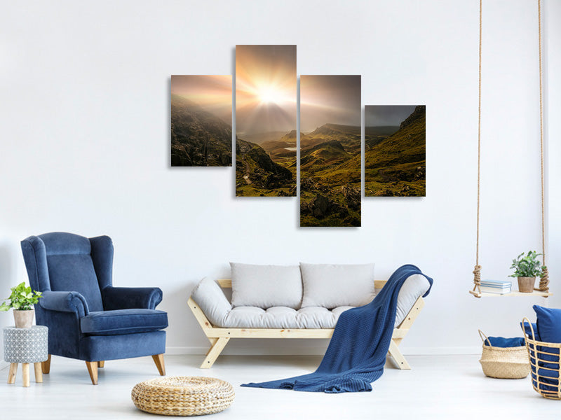 modern-4-piece-canvas-print-trotternish-ridge-light-iii
