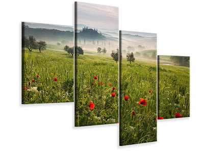 modern-4-piece-canvas-print-tuscan-spring