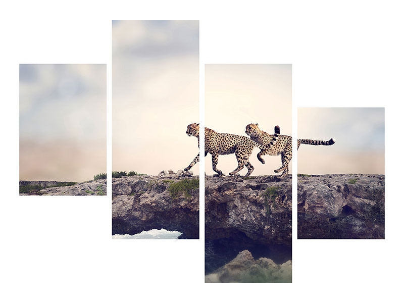 modern-4-piece-canvas-print-two-cheetahs